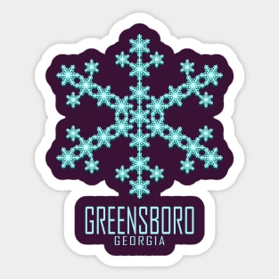 Greensboro Georgia Sticker